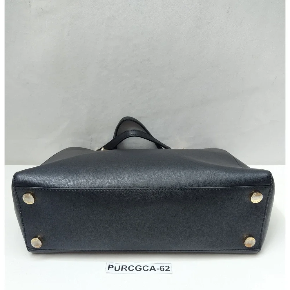 Michael Kors Black Leather Chain Strap Shoulder Bag